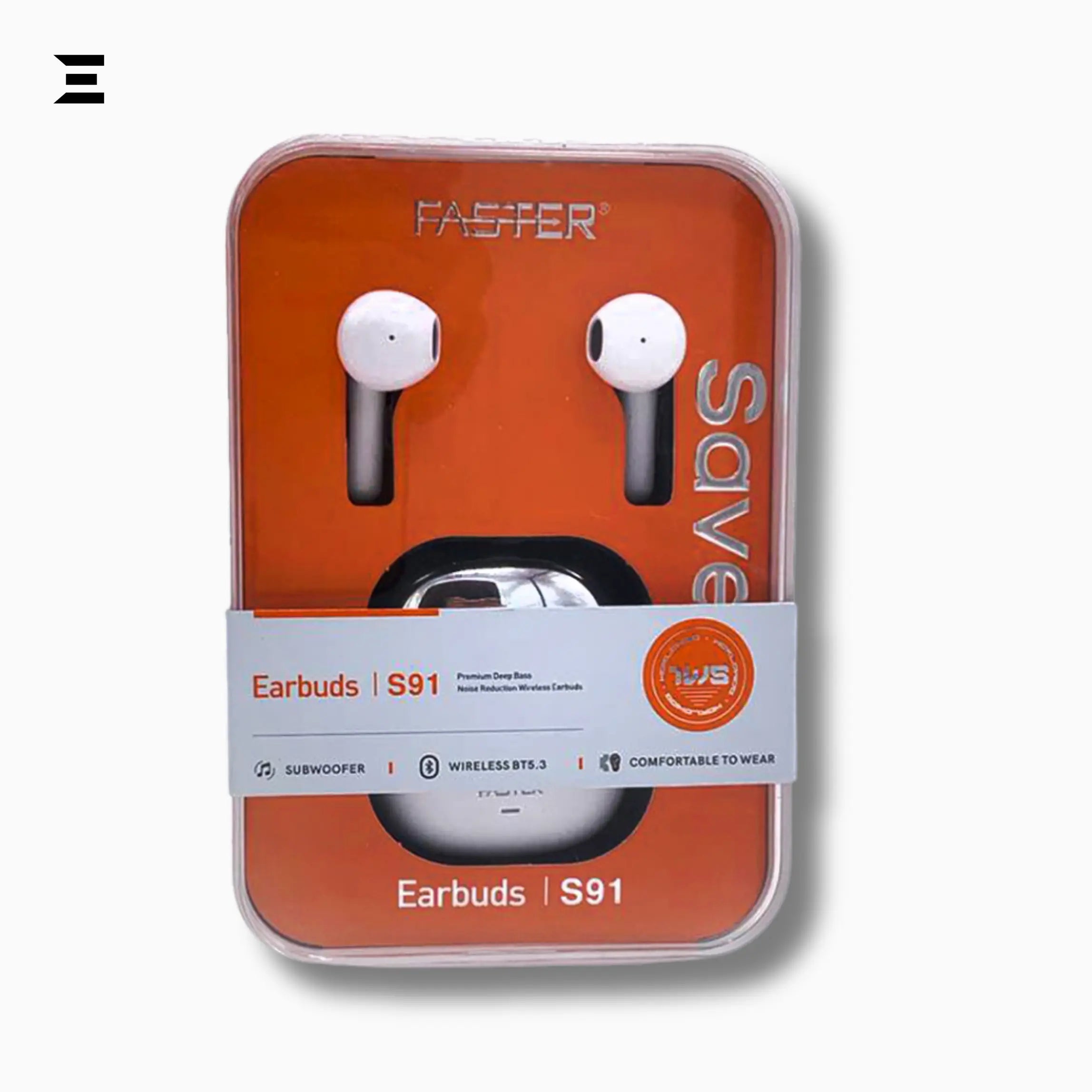 Faster S91 Saver Buds – ANC Earbuds, 36H Playtime, Gaming Mode, IPX4 - IBRELIA