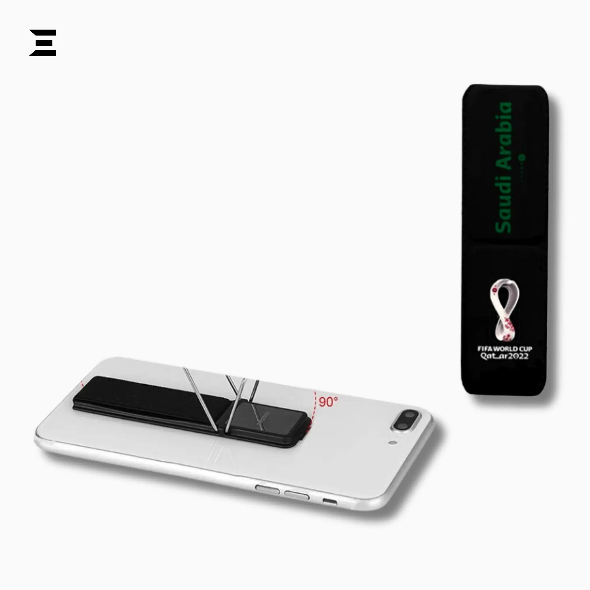 FIFA World Cup 2022 Phone Grip & Stand – Saudi Arabia Edition (Black) - IBRELIA