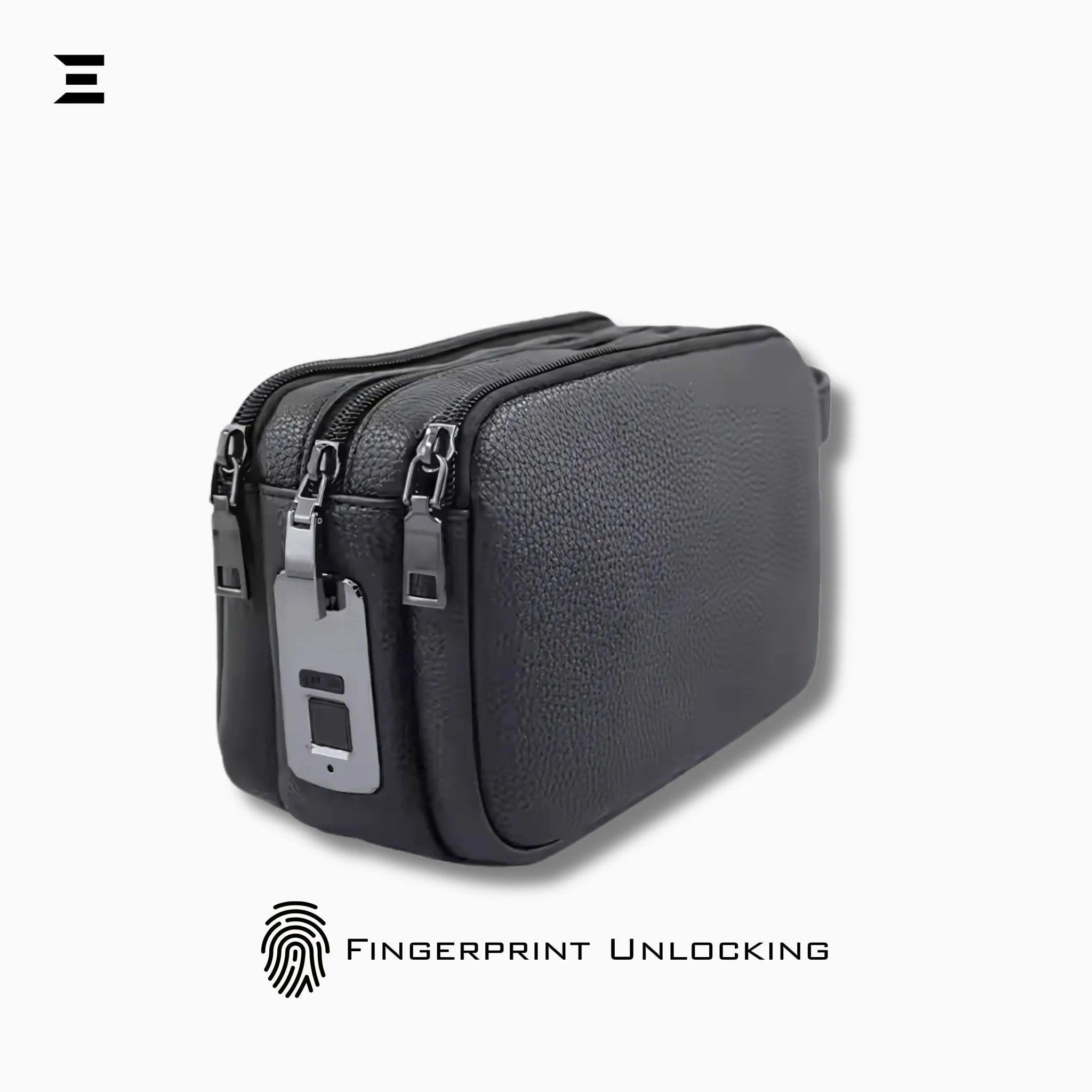 Smart Fingerprint Lock Leather Clutch Bag – Anti - Theft Security Travel Wrist Bag IBRELIA™ - IBRELIA