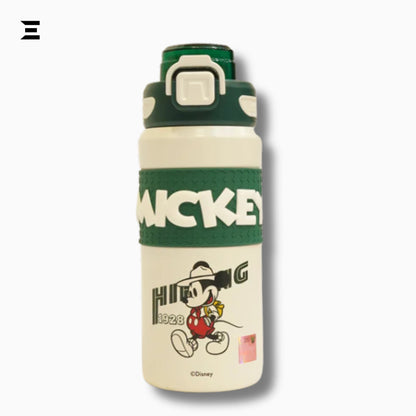 Disney Mickey Mouse Kids Water Bottle 550ml – Flip Lid Straw Bottle | IBRELIA™ IBRELIA