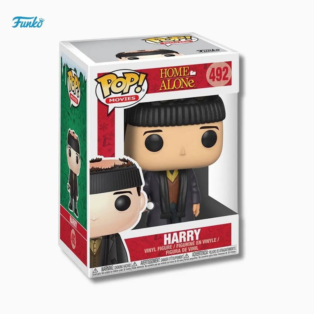 Funko Pop! vinyl figure packaging for 'Home Alone' with character illustration on a white background