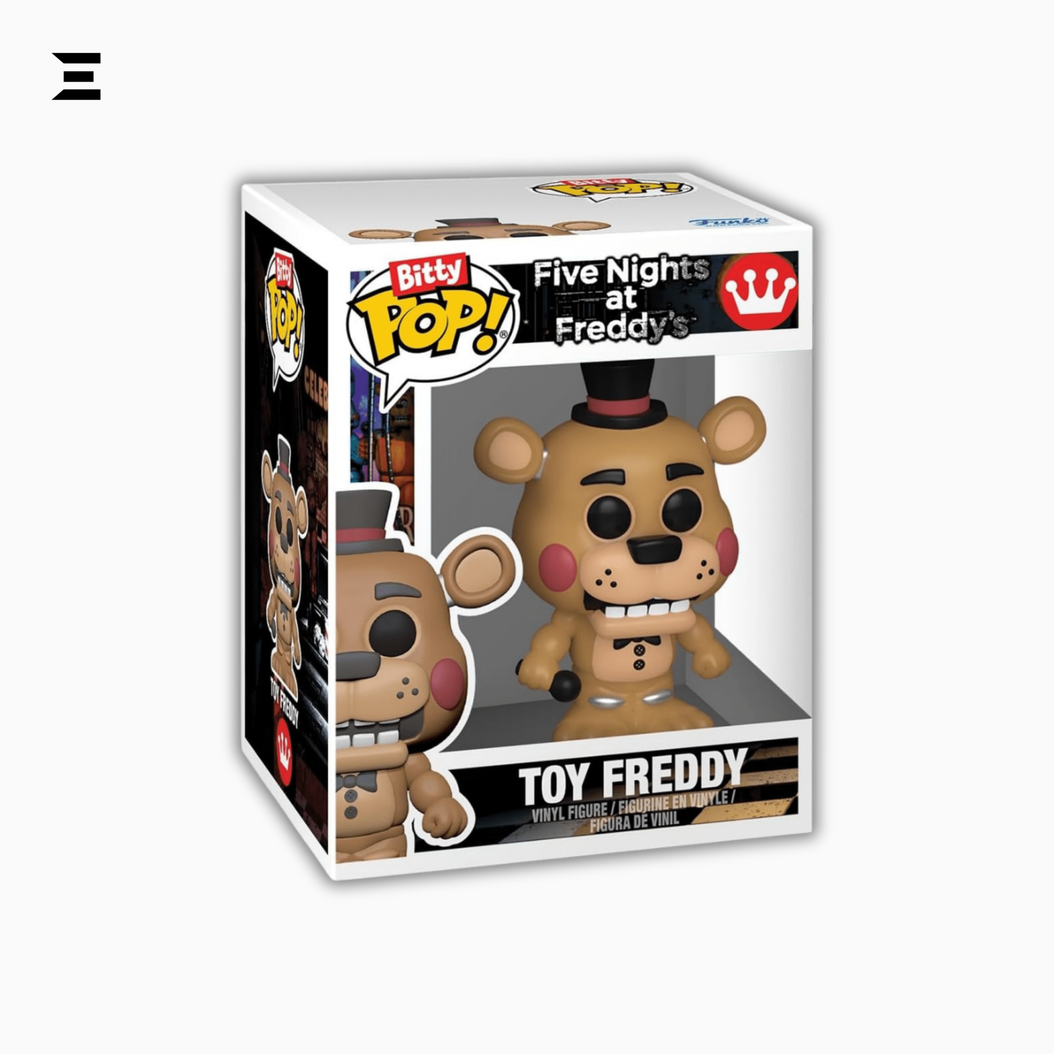 Bitty Pop! Five Nights at Freddy’s – Toy Freddy (Arcade Cabinet Display) | Limited Collector’s Edition | IBRELIA™ Collectibles - IBRELIA