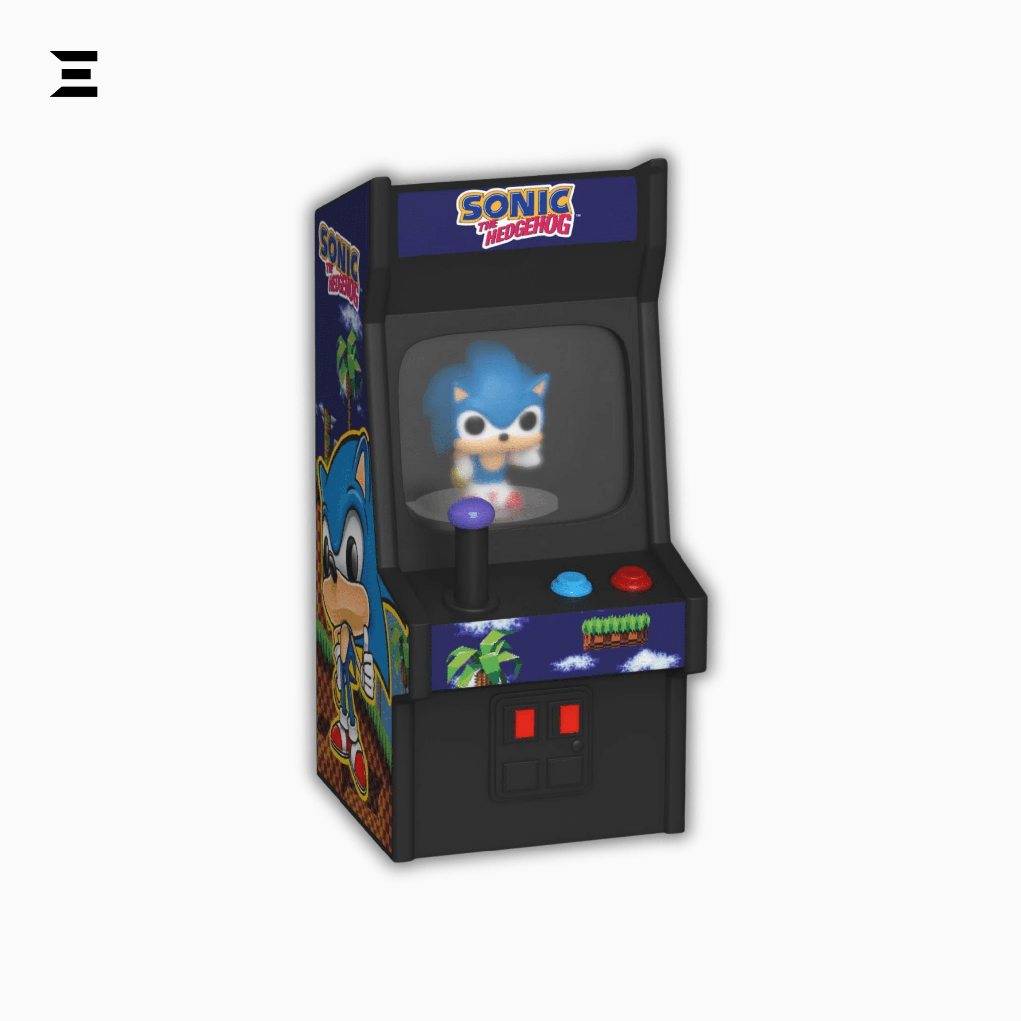 Bitty Pop! Sonic the Hedgehog (Arcade Cabinet Display) – Retro Speedster Collector’s Edition | IBRELIA™ Collectibles - IBRELIA