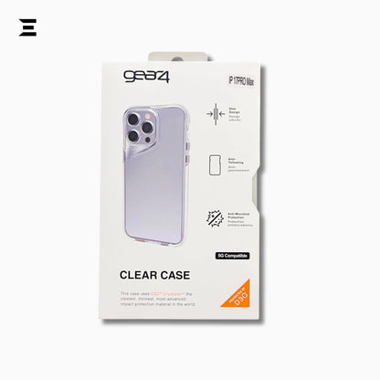 GEAR4 Clear Protective Case for iPhone – Ultra Slim Anti-Yellow Shockproof Cover | IBRELIA™ IBRELIA