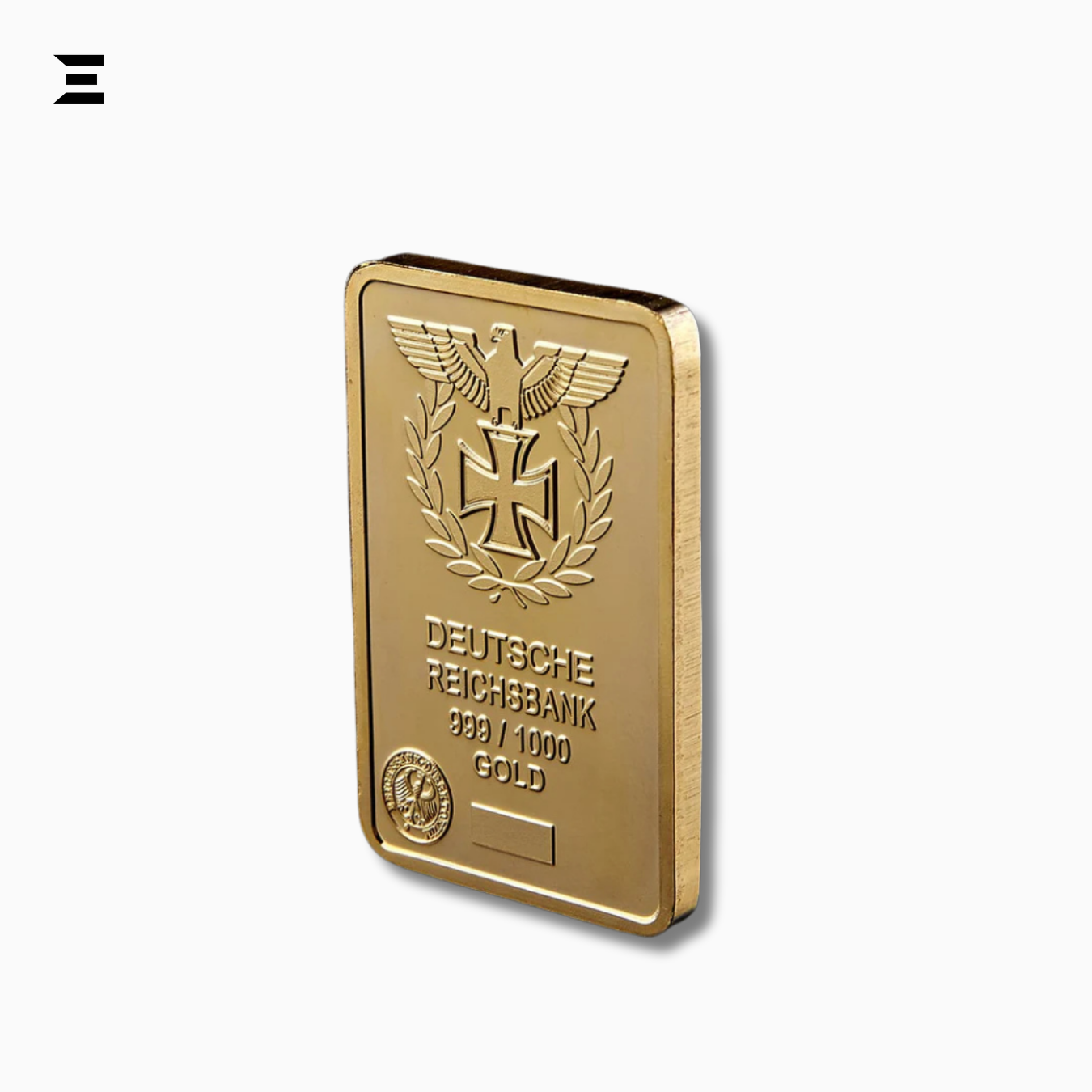 Deutsche Reichsbank Gold Plated Commemorative Nugget Bar – Collector’s Edition IBRELIA