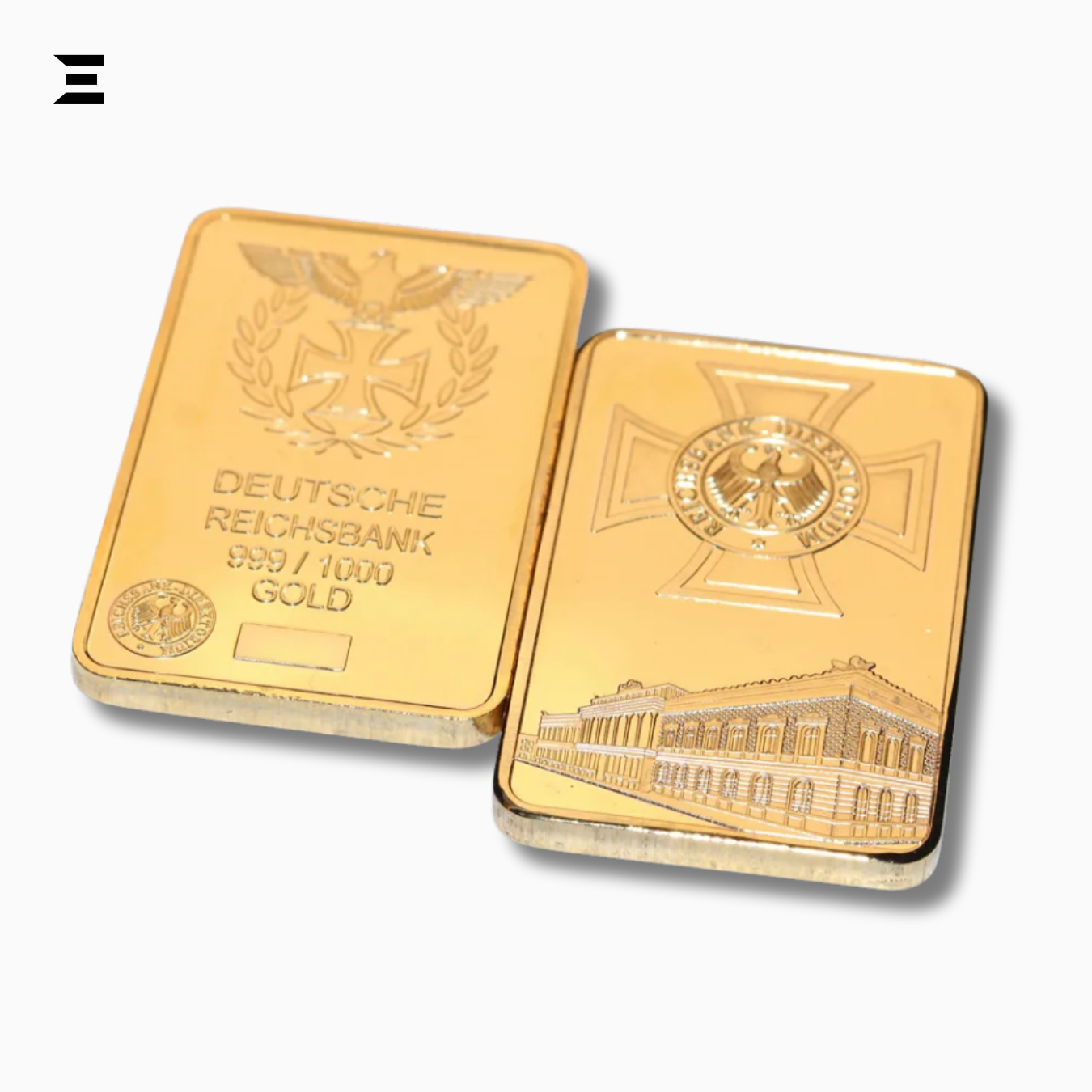 Deutsche Reichsbank Gold Plated Commemorative Nugget Bar – Collector’s Edition IBRELIA