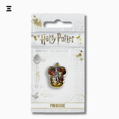 Harry Potter Gryffindor Crest Pin Badge – Official Silver Plated Collectible IBRELIA