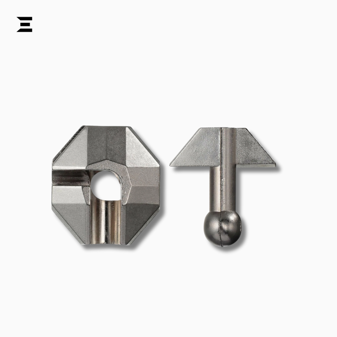 Hanayama Huzzle Cast Flag Puzzle | Level 1 Difficulty Metal Puzzle from Japan IBRELIA
