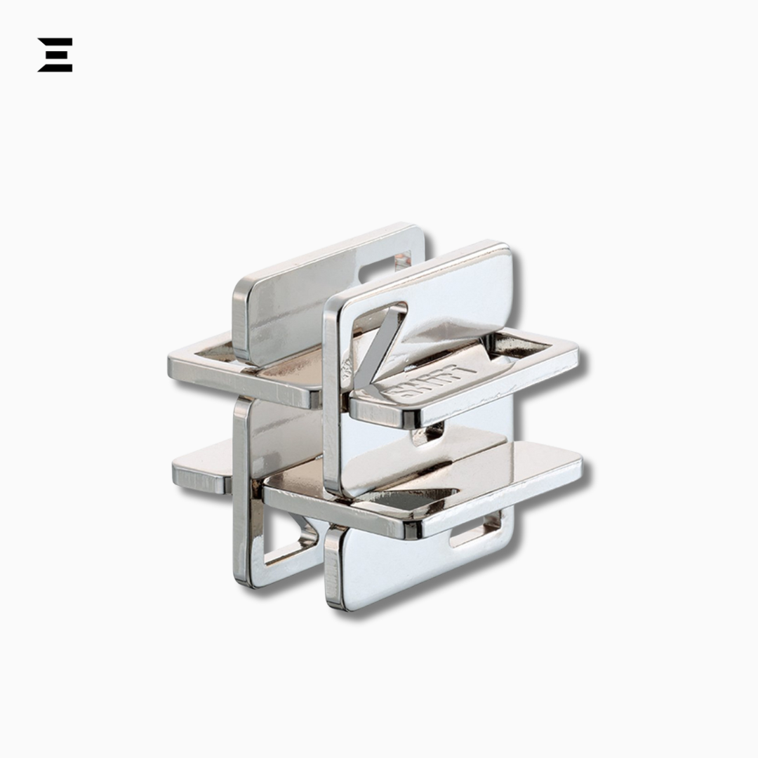 Hanayama Huzzle Cast Shift Puzzle | Level 3 Metal Brain Teaser from Japan IBRELIA