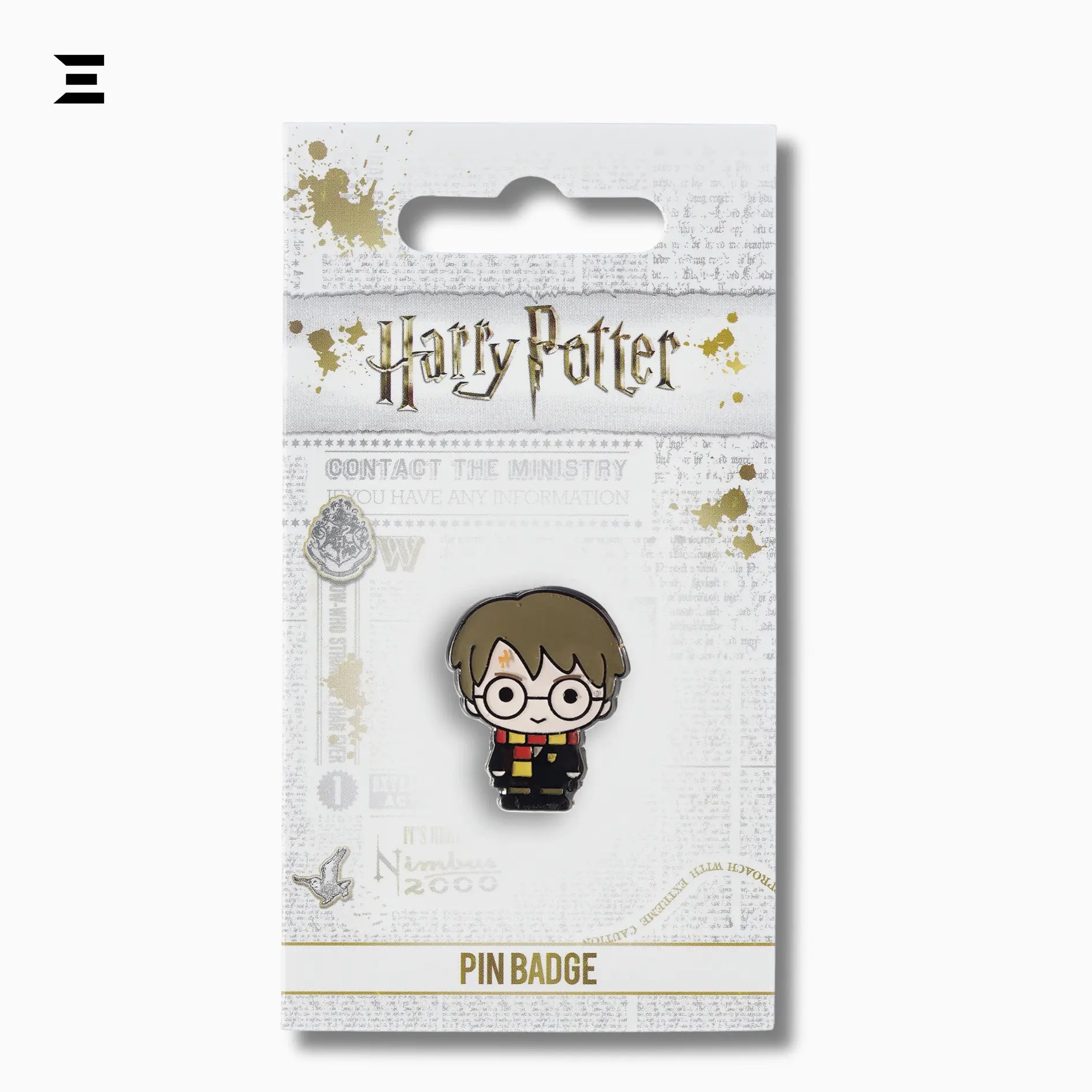 Harry Potter Chibi Pin Badge – Official Silver Plated Enamel Collectible IBRELIA