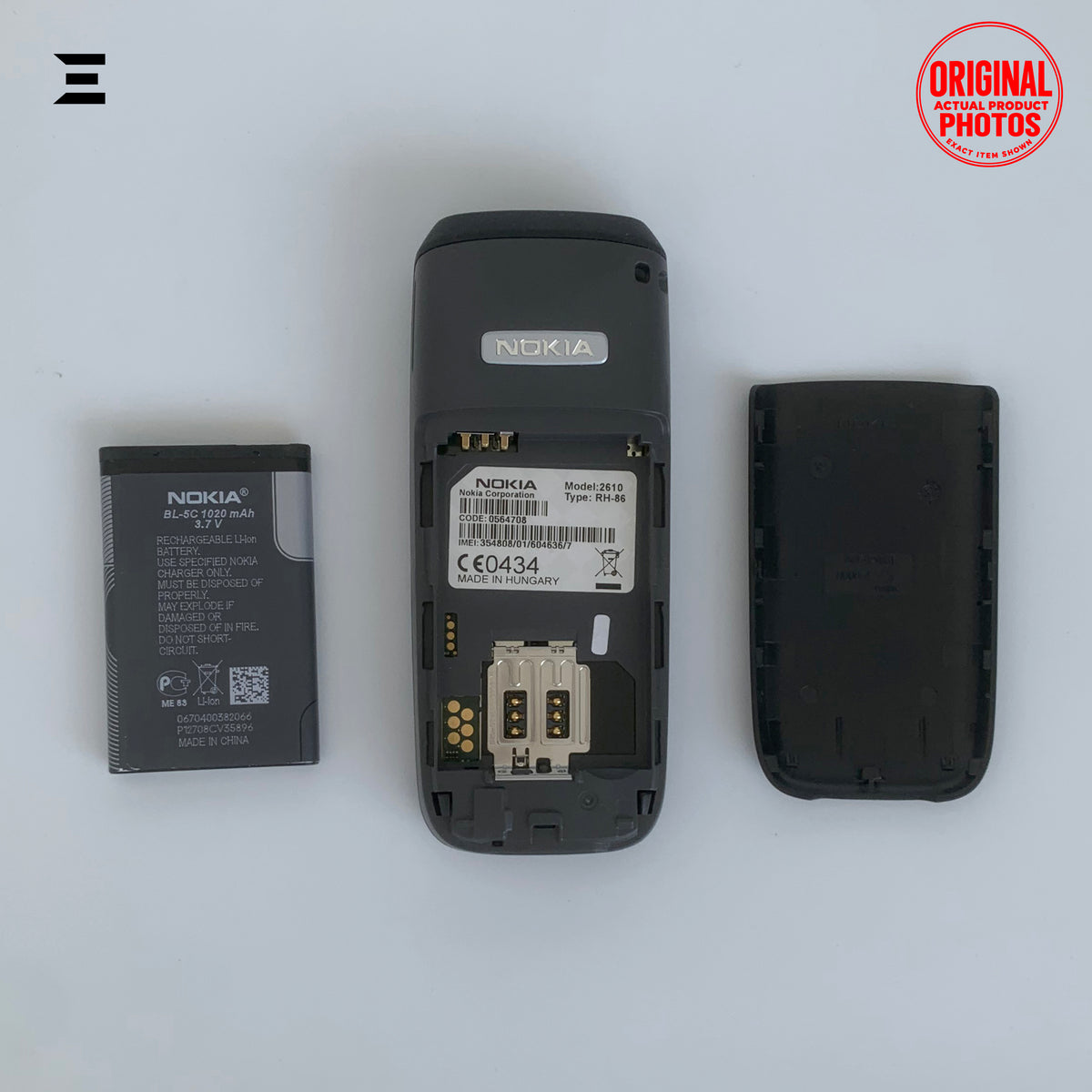 Nokia 2610 T-Mobile | Pre-Owned | With Accessories | Nokia 1208 Box Used for Packing