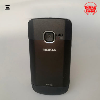 Nokia C3 Black | Brand New | Original Nokia QWERTY Phone | Phone Only – No Accessories Included