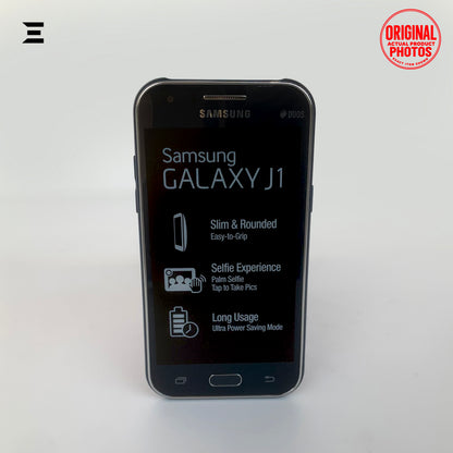 Samsung Galaxy J1 SM-J100F Black | Brand New | Original Box & Complete Accessories | Classic Samsung Android Smartphone