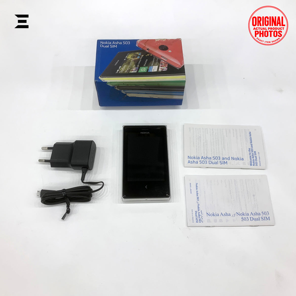 Nokia Asha 503 Dual SIM White | Brand New | Complete Original Box & Accessories | Classic Nokia Touchscreen Phone