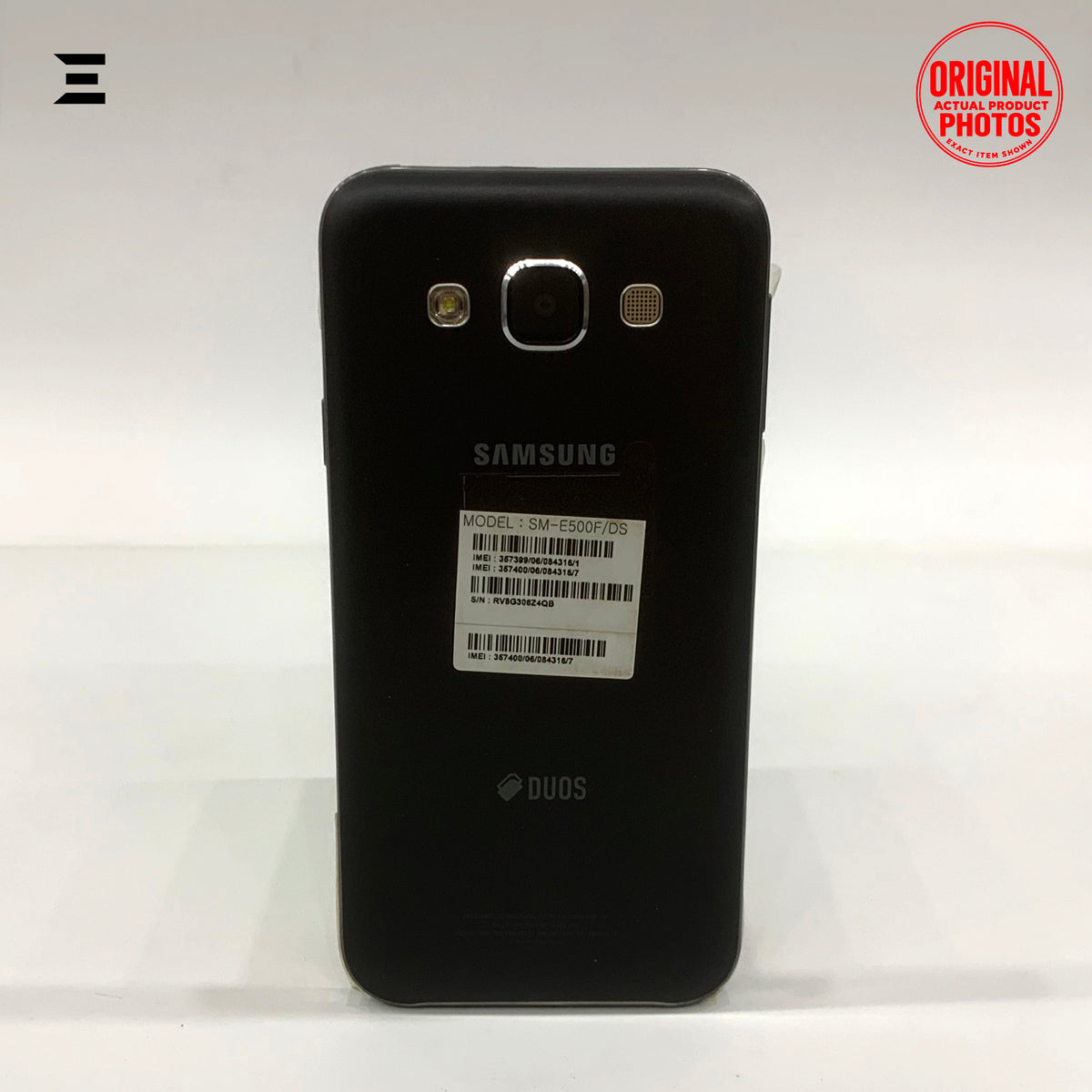 Samsung Galaxy E5 SM-E500F/DS Black | Brand New | Original Box Pack | Dual SIM | Classic Samsung Super AMOLED Smartphone