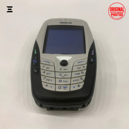Nokia 6600 Classic Silver & Black | Pre-Owned Mint Condition | Original Nokia Symbian Smartphone | Phone Only – With Charger