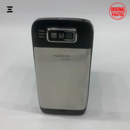 Nokia E72 Silver & Black | Pre-Owned | Original Nokia Symbian QWERTY Smartphone | Phone Only – With Charger