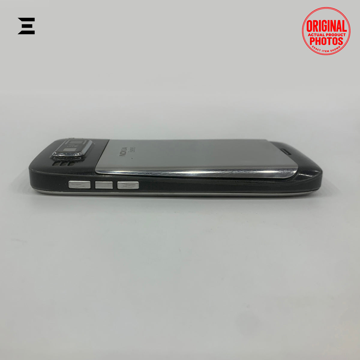 Nokia E72 Silver & Black | Pre-Owned | Original Nokia Symbian QWERTY Smartphone | Phone Only – With Charger