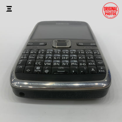 Nokia E72 Silver & Black | Pre-Owned | Original Nokia Symbian QWERTY Smartphone | Phone Only – With Charger