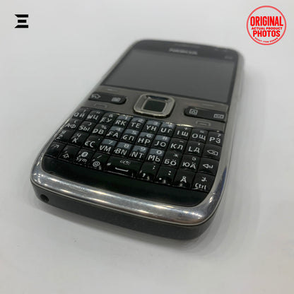 Nokia E72 Silver & Black | Pre-Owned | Original Nokia Symbian QWERTY Smartphone | Phone Only – With Charger