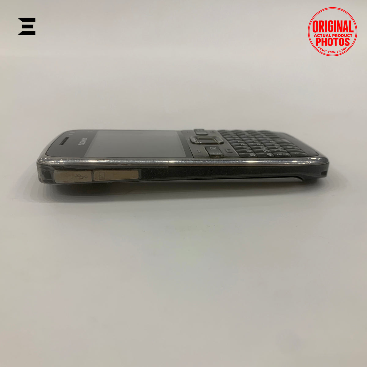 Nokia E72 Silver & Black | Pre-Owned | Original Nokia Symbian QWERTY Smartphone | Phone Only – With Charger