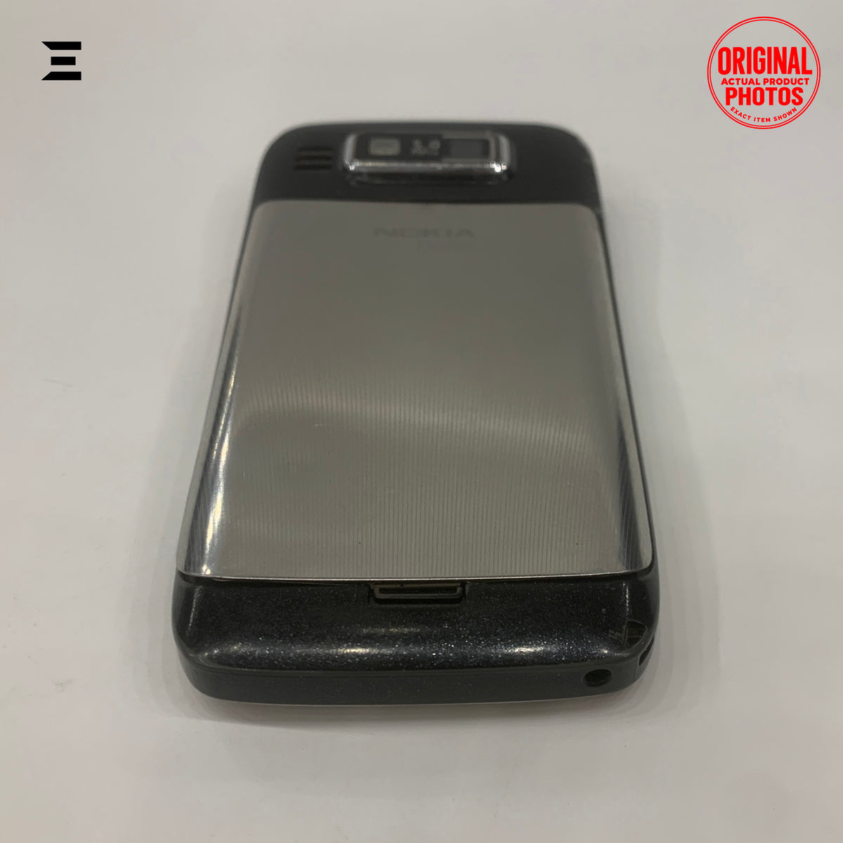 Nokia E72 Silver & Black | Pre-Owned | Original Nokia Symbian QWERTY Smartphone | Phone Only – With Charger