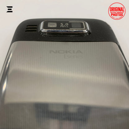 Nokia E72 Silver & Black | Pre-Owned | Original Nokia Symbian QWERTY Smartphone | Phone Only – With Charger