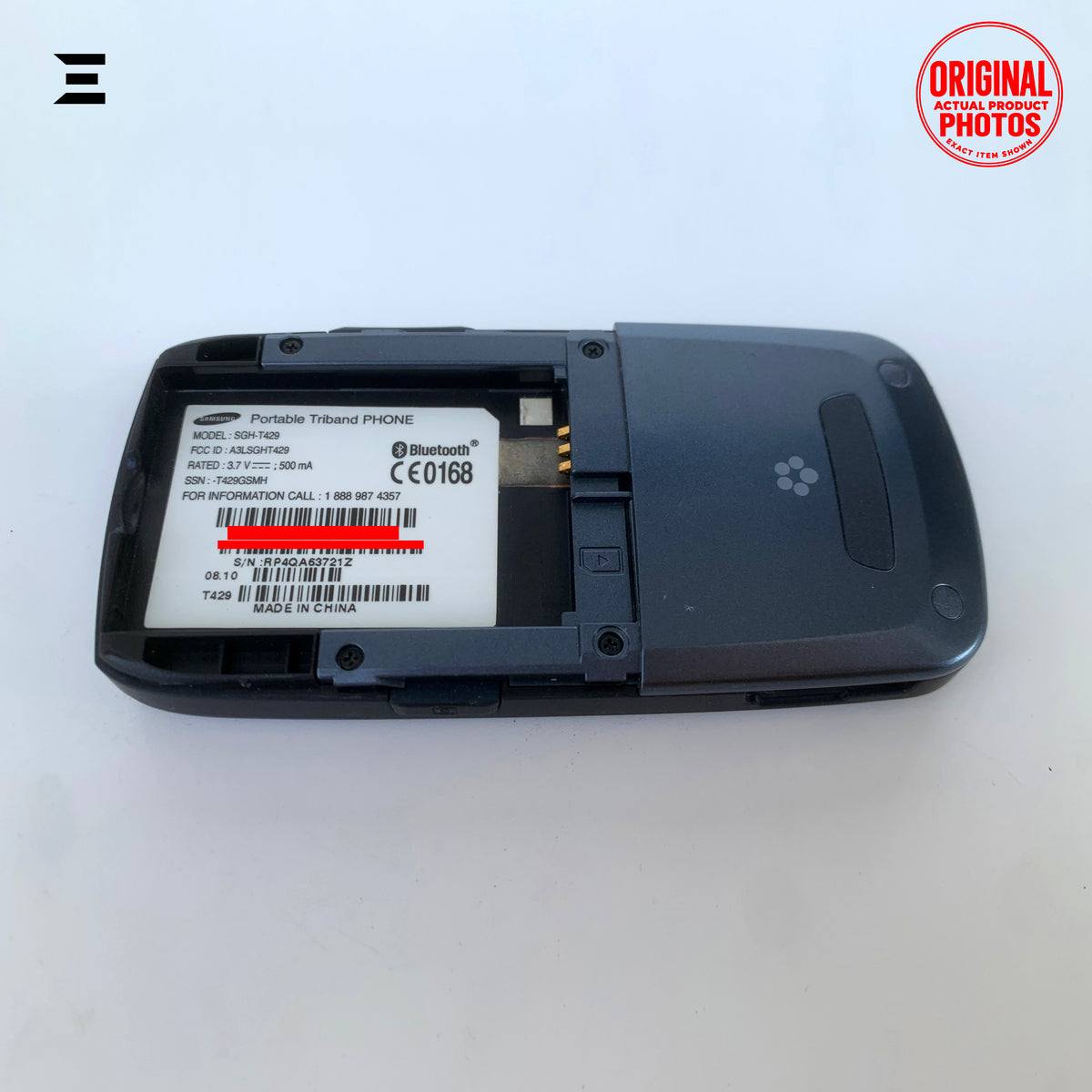 Samsung SGH-T429 Black | Pre-Owned | Original T-Mobile Slider Mobile Phone | Phone Only – With Charger