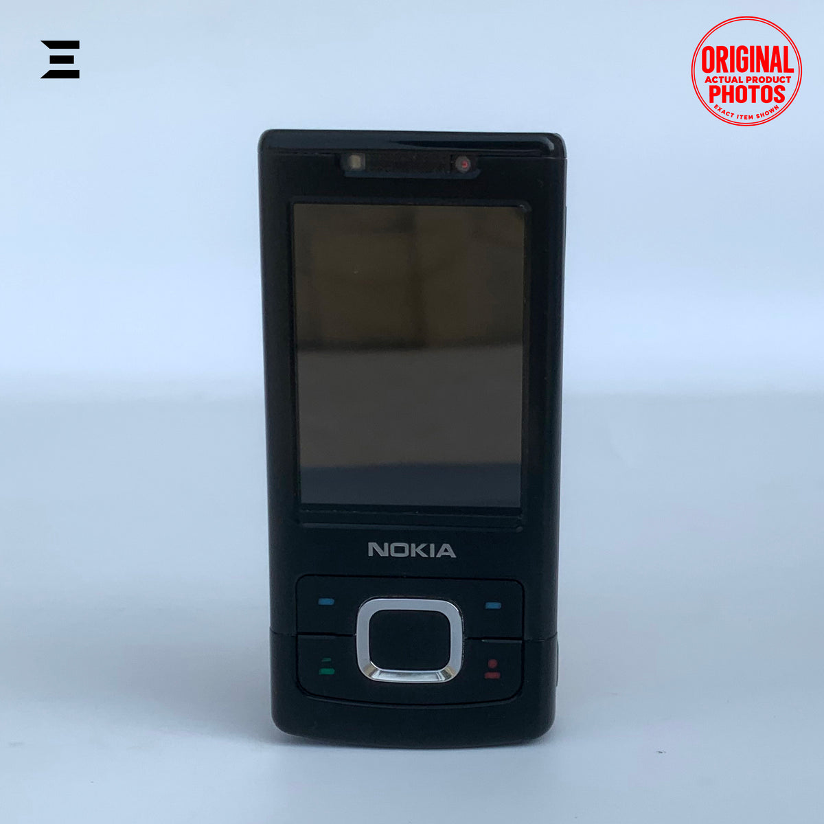 Nokia 6500 Slide Black | Pre-Owned | Original Nokia 3.2MP Carl Zeiss Slider Mobile Phone | Phone Only – No Accessories Included