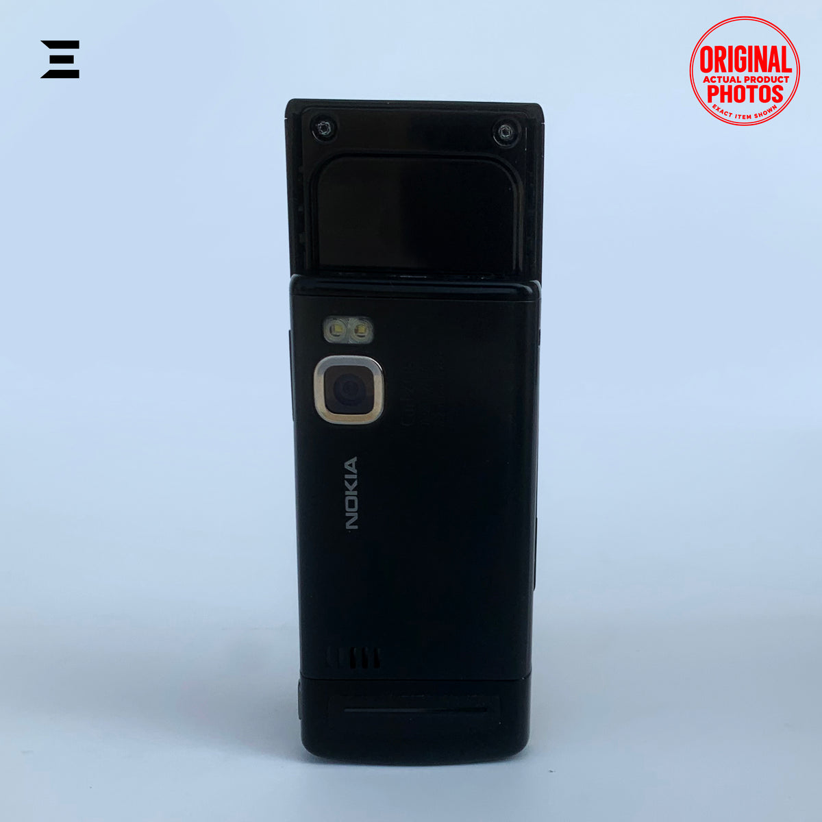Nokia 6500 Slide Black | Pre-Owned | Original Nokia 3.2MP Carl Zeiss Slider Mobile Phone | Phone Only – No Accessories Included