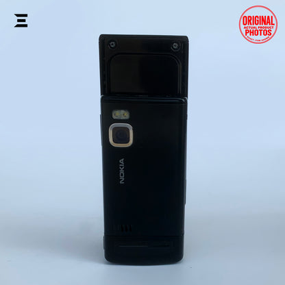Nokia 6500 Slide Black | Pre-Owned | Original Nokia 3.2MP Carl Zeiss Slider Mobile Phone | Phone Only – With Charger