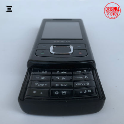 Nokia 6500 Slide Black | Pre-Owned | Original Nokia 3.2MP Carl Zeiss Slider Mobile Phone | Phone Only – With Charger