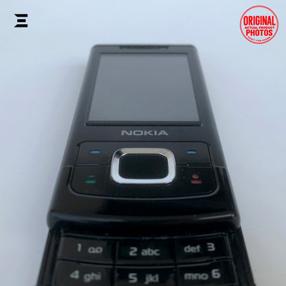 Nokia 6500 Slide Black | Pre-Owned | Original Nokia 3.2MP Carl Zeiss Slider Mobile Phone | Phone Only – With Charger