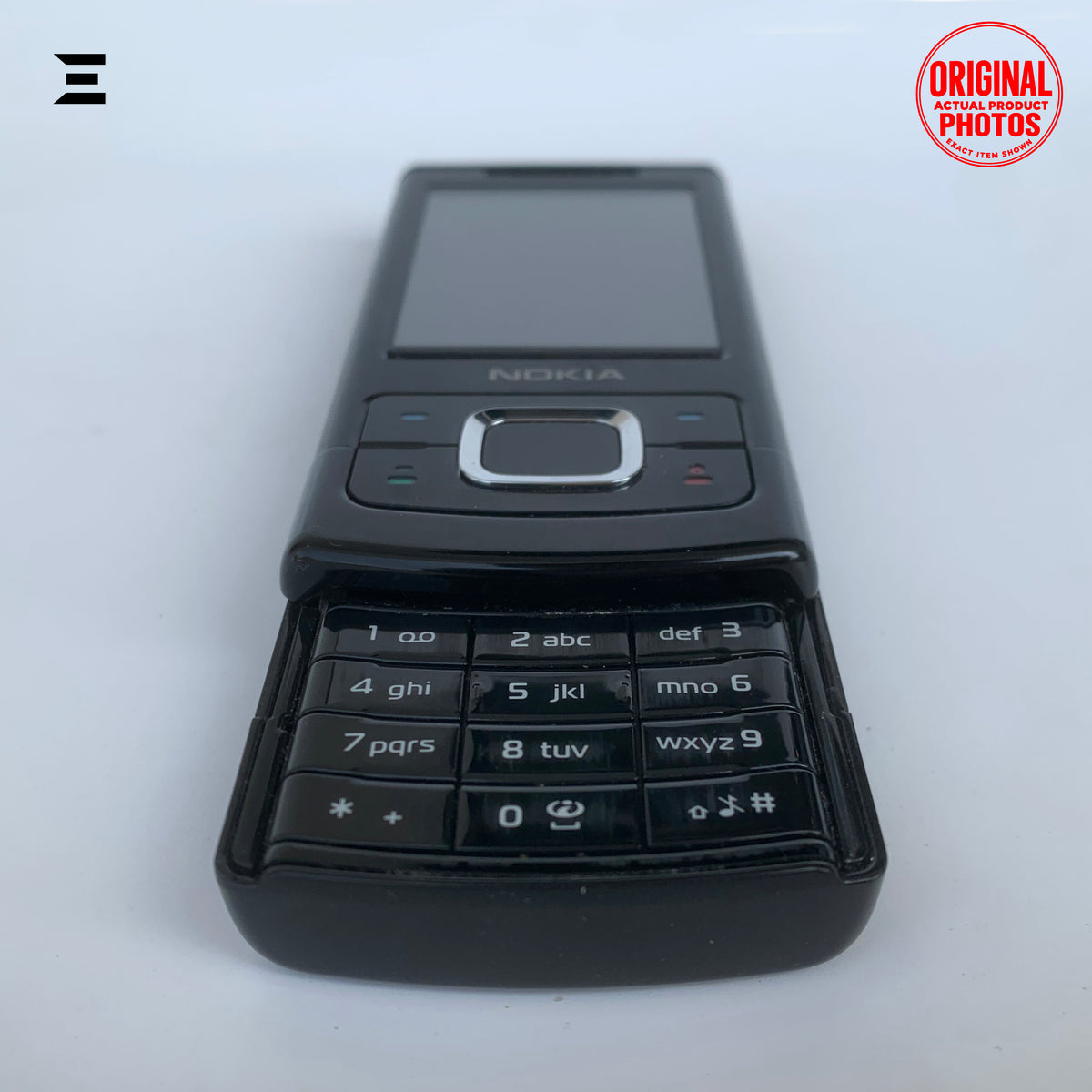 Nokia 6500 Slide Black | Pre-Owned | Original Nokia 3.2MP Carl Zeiss Slider Mobile Phone | Phone Only – With Charger
