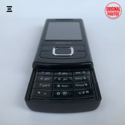 Nokia 6500 Slide Black | Pre-Owned | Original Nokia 3.2MP Carl Zeiss Slider Mobile Phone | Phone Only – With Charger