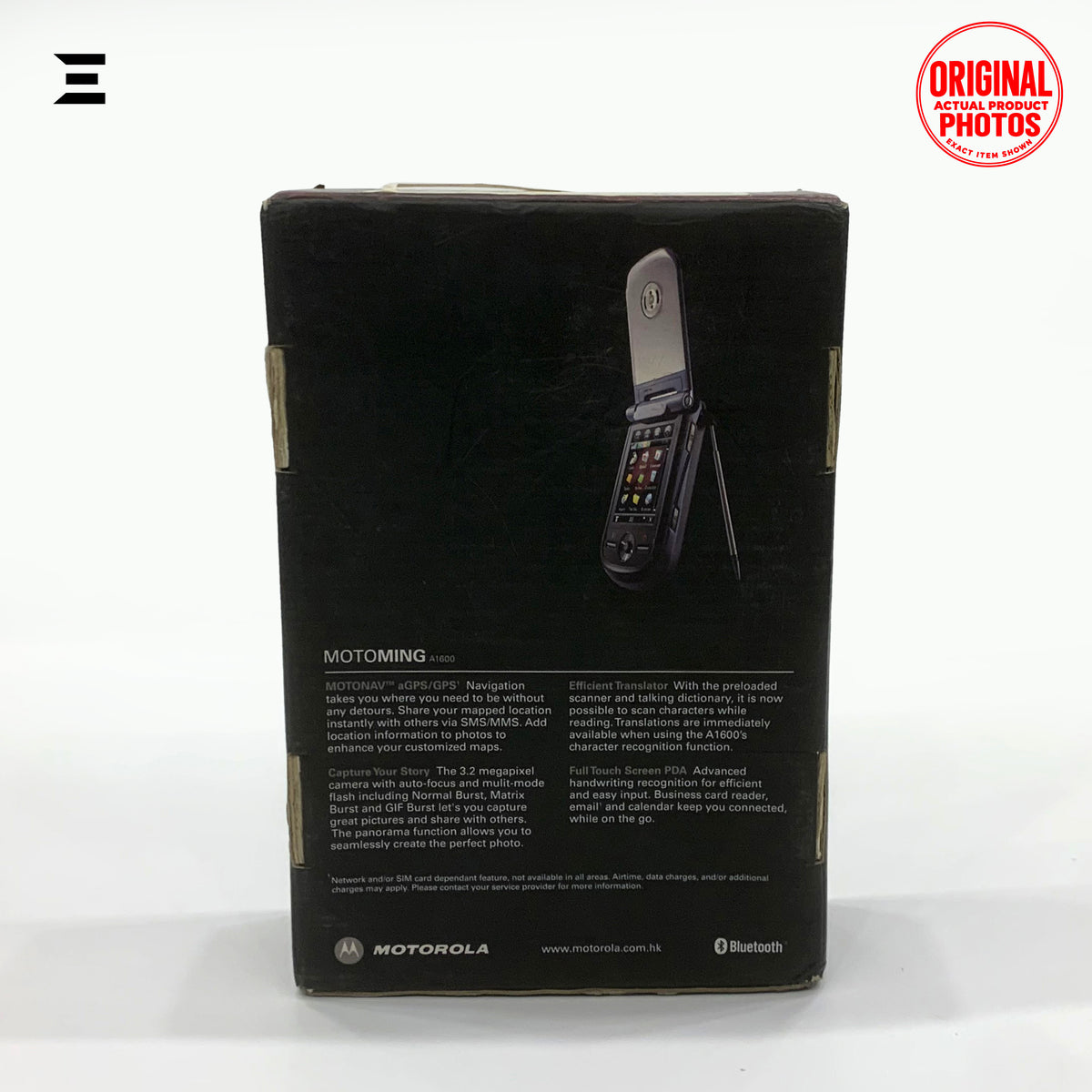 Motorola MOTOMING A1600 | Brand New | Original Touchscreen & Stylus Smartphone | Complete Accessories