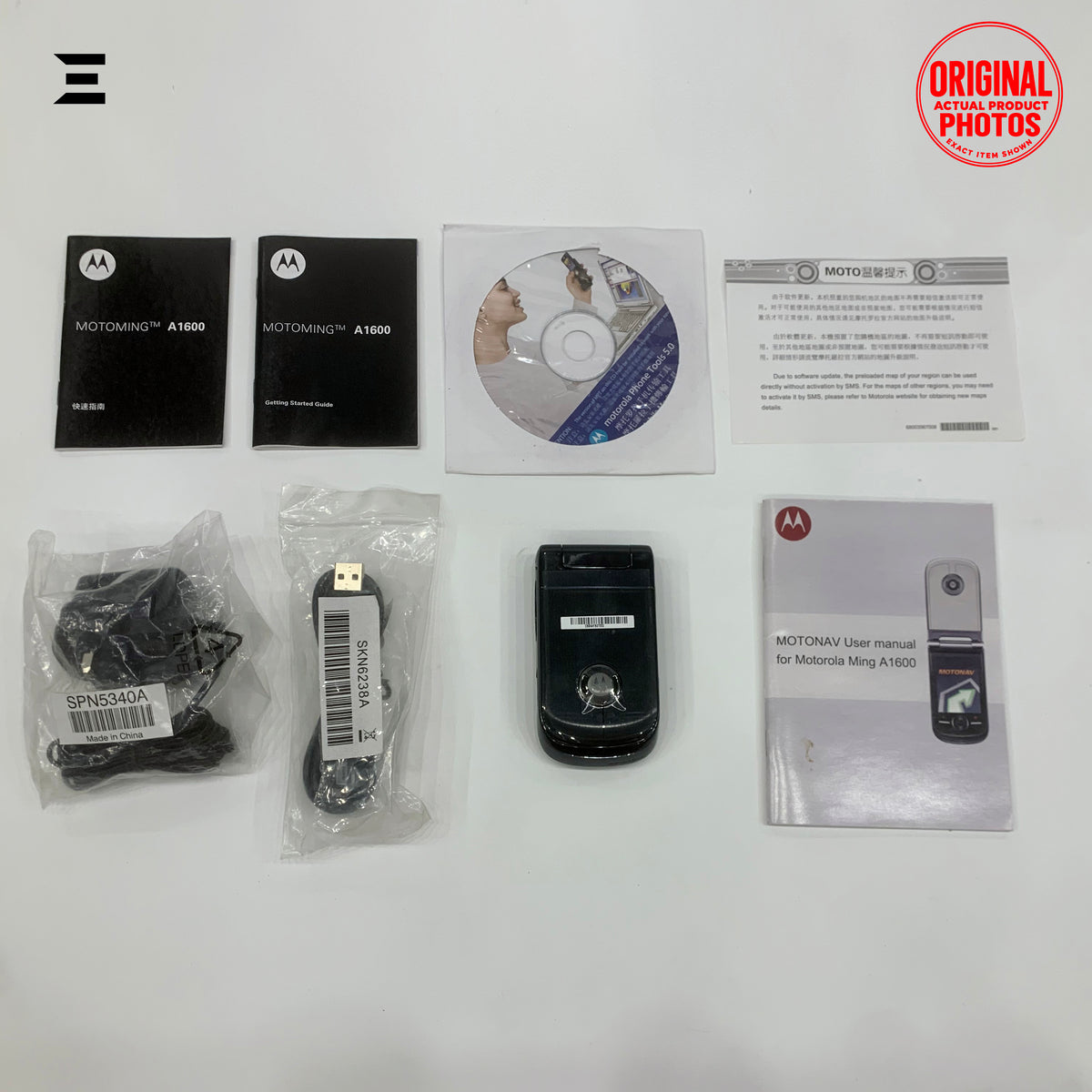 Motorola MOTOMING A1600 | Brand New | Original Touchscreen & Stylus Smartphone | Complete Accessories