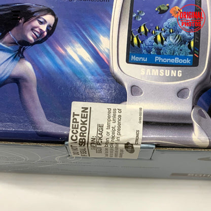 Samsung SGH-T100 Silver | Brand New | Original Samsung Vintage Colour Display Flip Phone | Factory Sealed Box – Complete Set