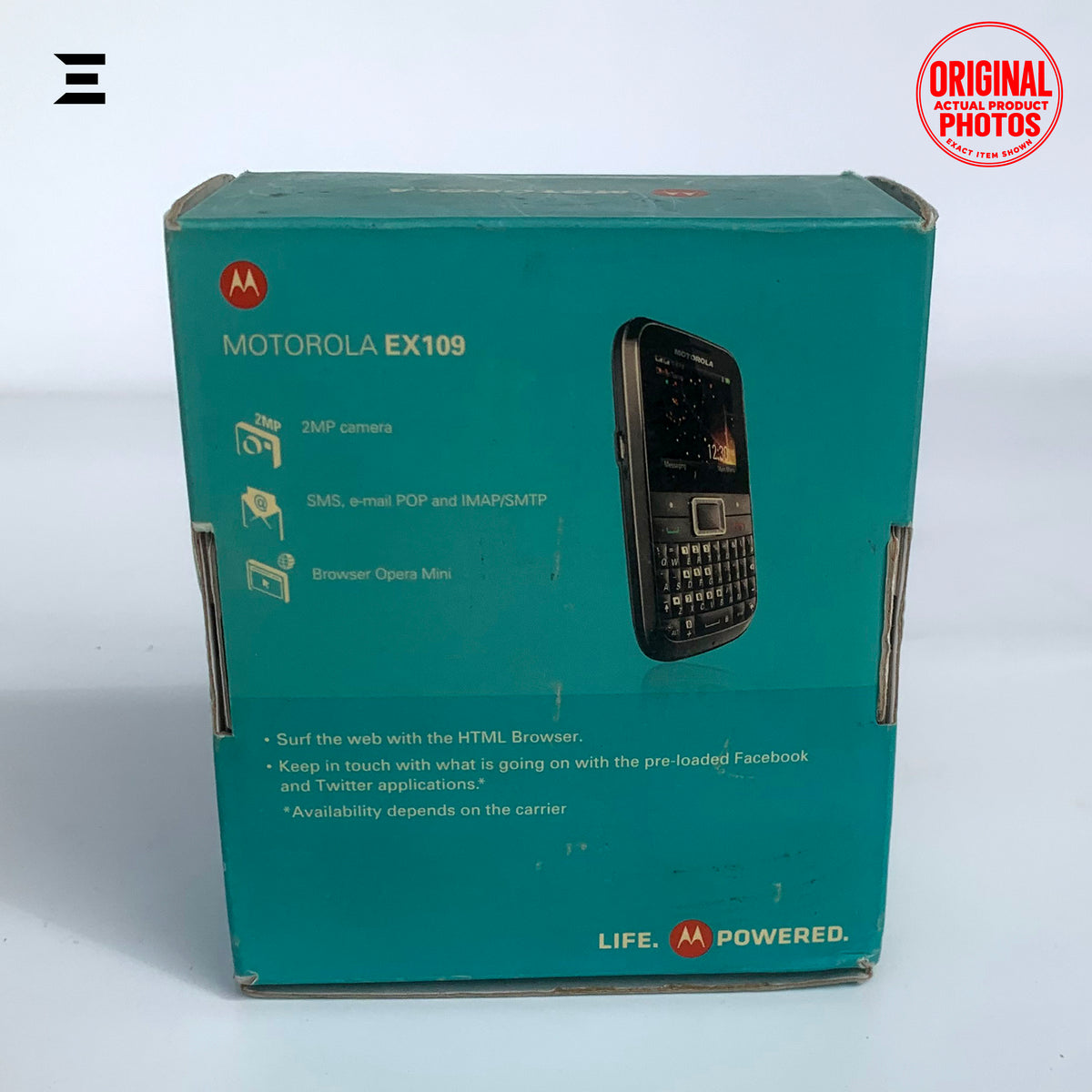 Motorola EX109 Titanium | Brand New Box Packed | Original QWERTY Dual SIM Mobile Phone | Complete Accessories