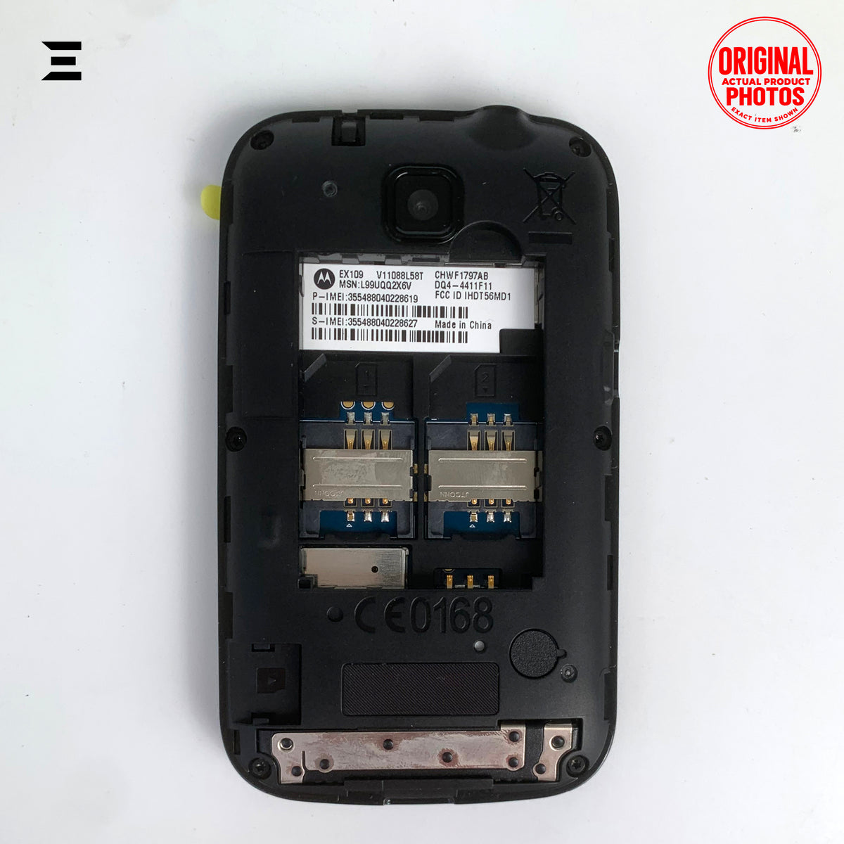 Motorola EX109 Titanium | Brand New Box Packed | Original QWERTY Dual SIM Mobile Phone | Complete Accessories