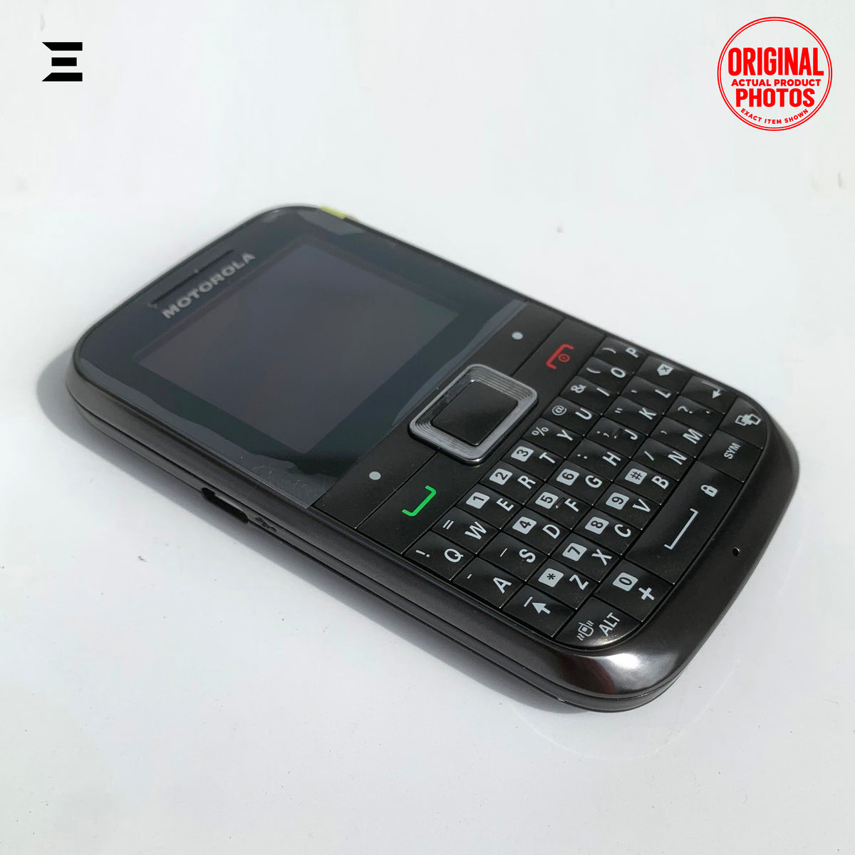 Motorola EX109 Titanium | Brand New Box Packed | Original QWERTY Dual SIM Mobile Phone | Complete Accessories