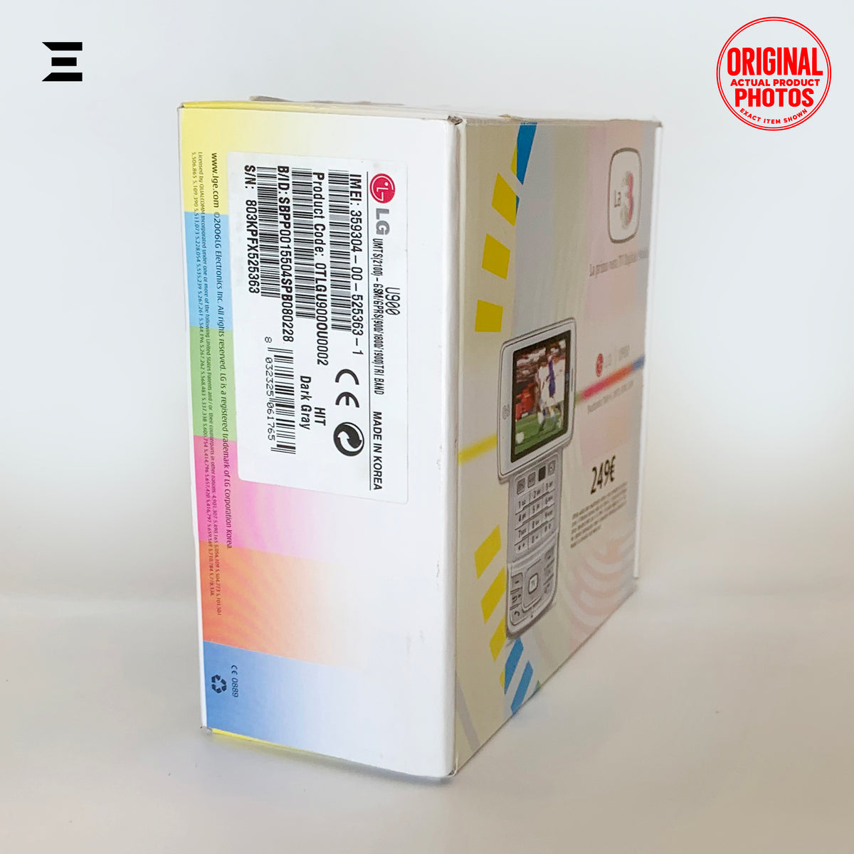 LG U900 | Brand New Box Packed | Original 3G Rotating Display Mobile Phone | Complete Accessories