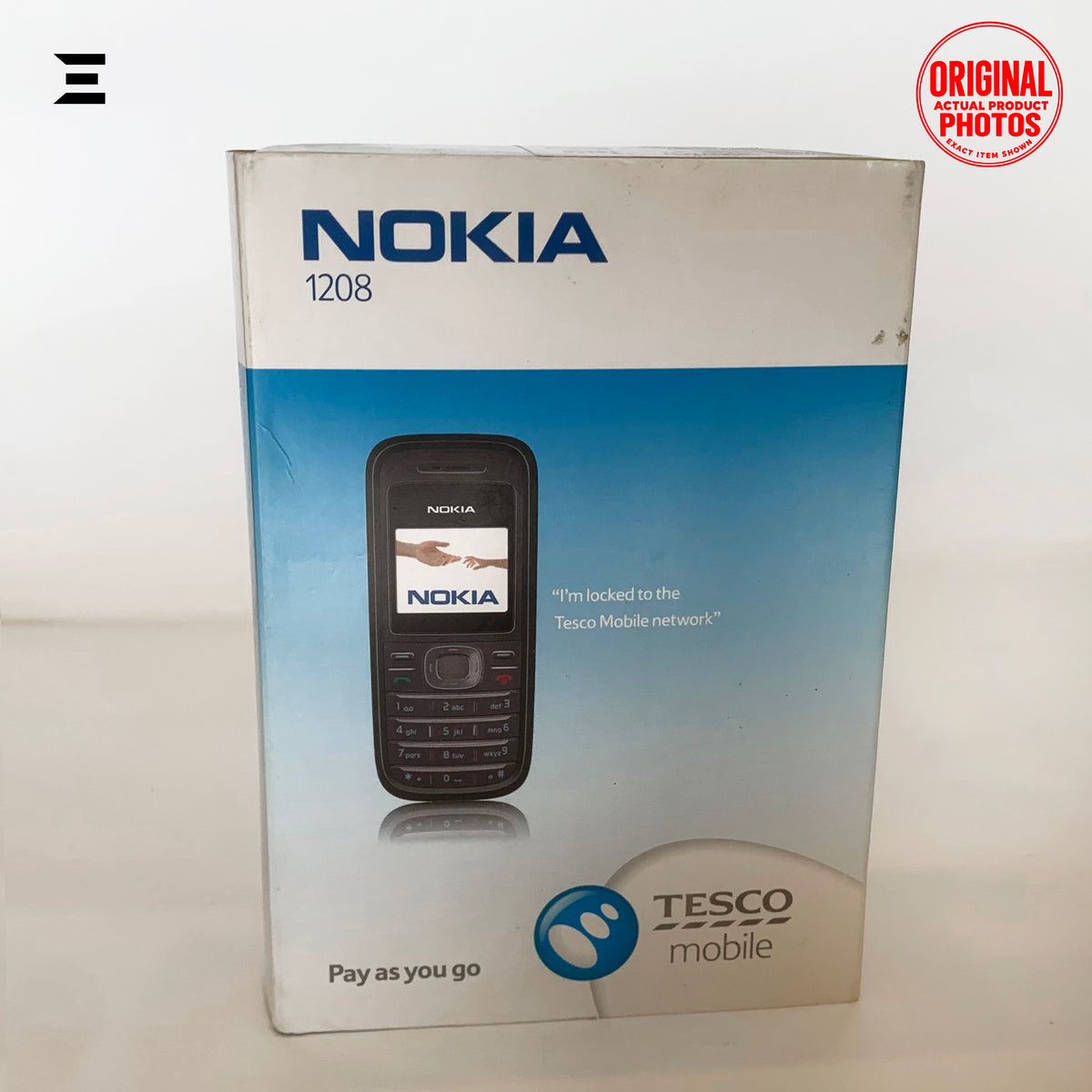 Nokia 1208 Black | Brand New | Original Classic GSM Mobile Phone | Complete Accessories