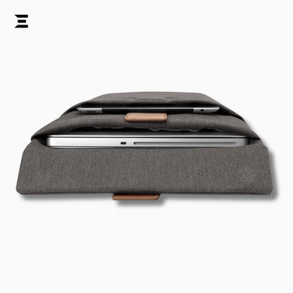 Incase Pathway Field Bag – Premium Laptop Shoulder Bag with Leather Trim (Fits 13” & 15” MacBook Pro) IBRELIA