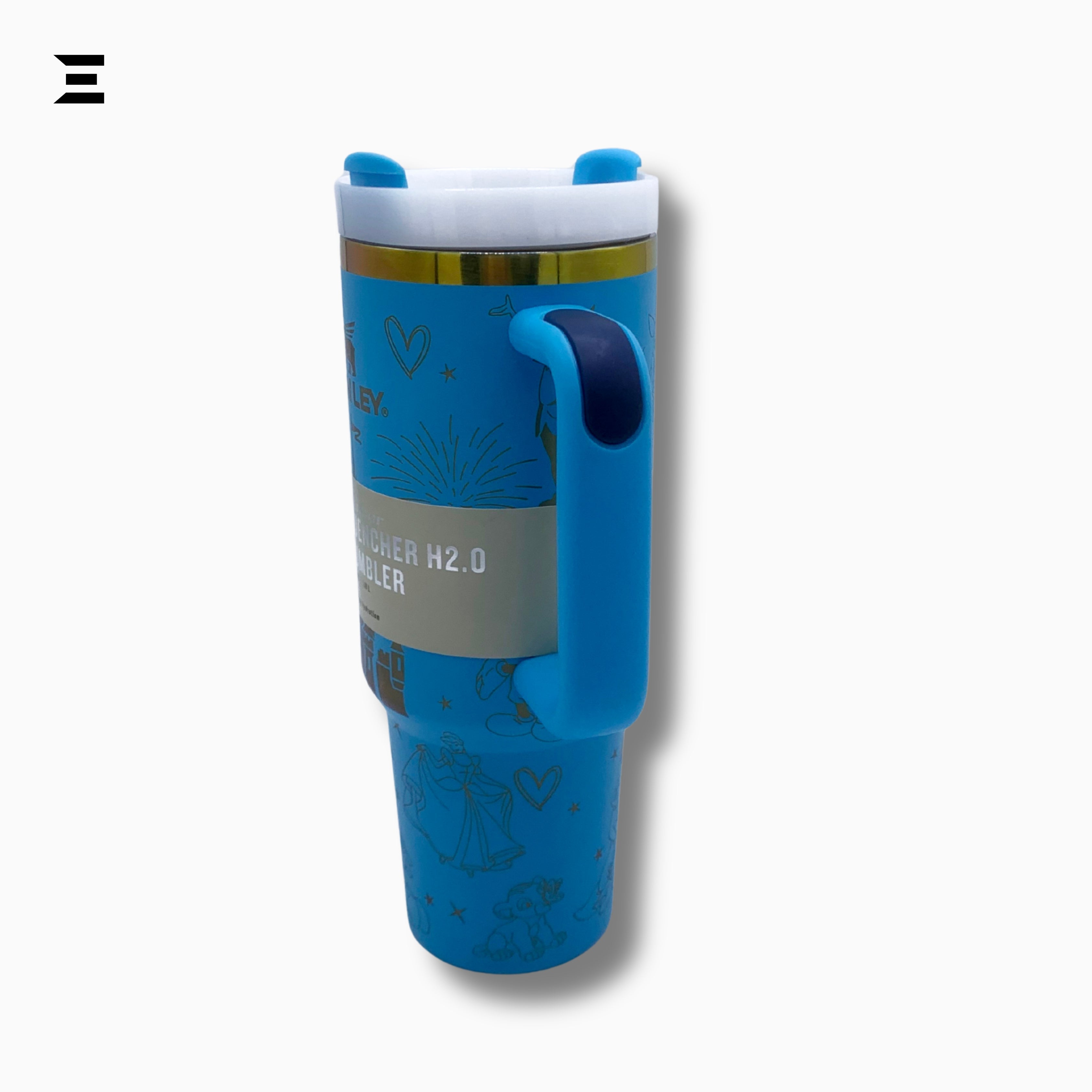 Stanley Quencher H2.0 Flowstate™ Tumbler – Deep Ocean Blue | 40oz (1.18L) | IBRELIA™ IBRELIA