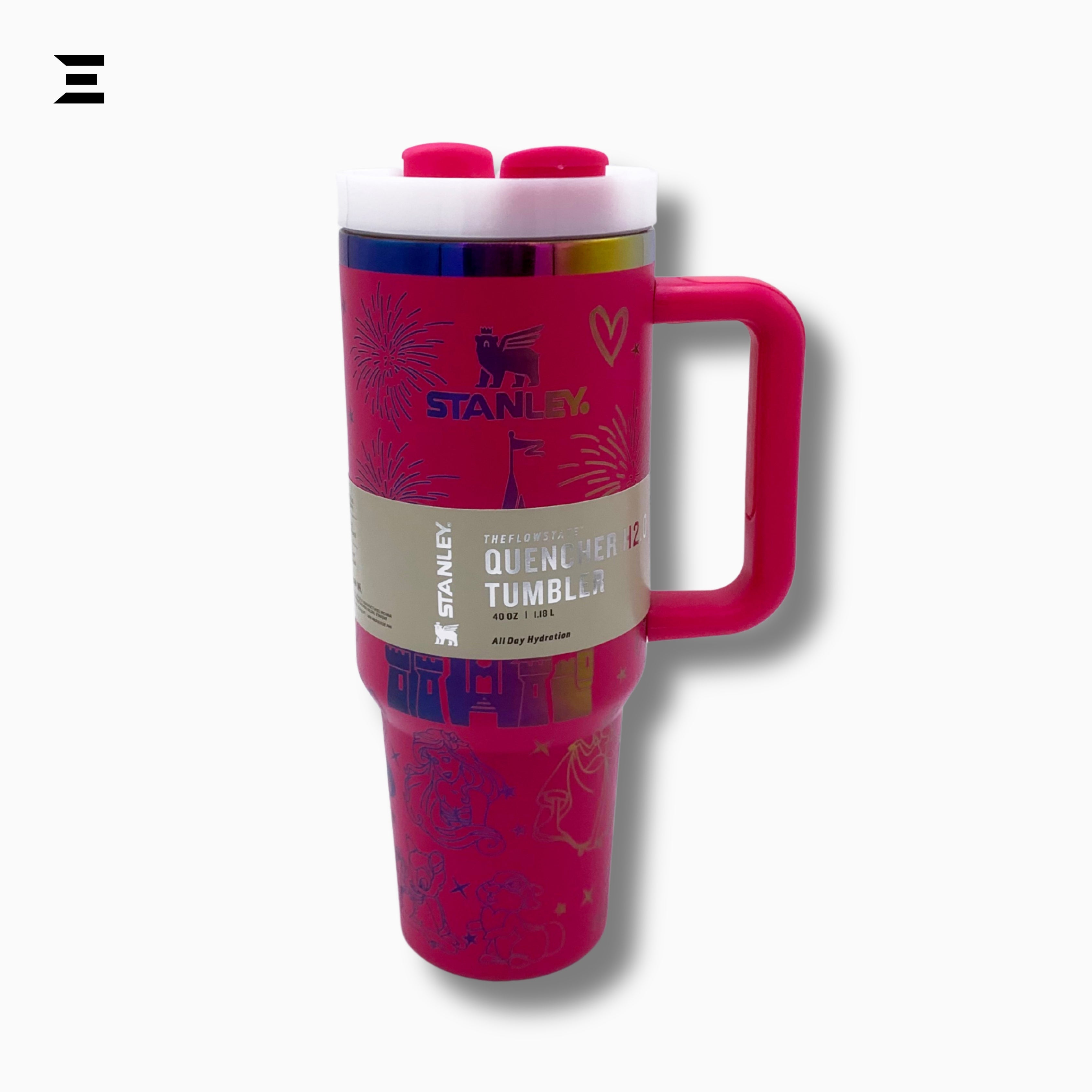 Stanley Quencher H2.0 Flowstate™ Tumbler – Magenta Pink | 40oz (1.18L) | IBRELIA™ IBRELIA