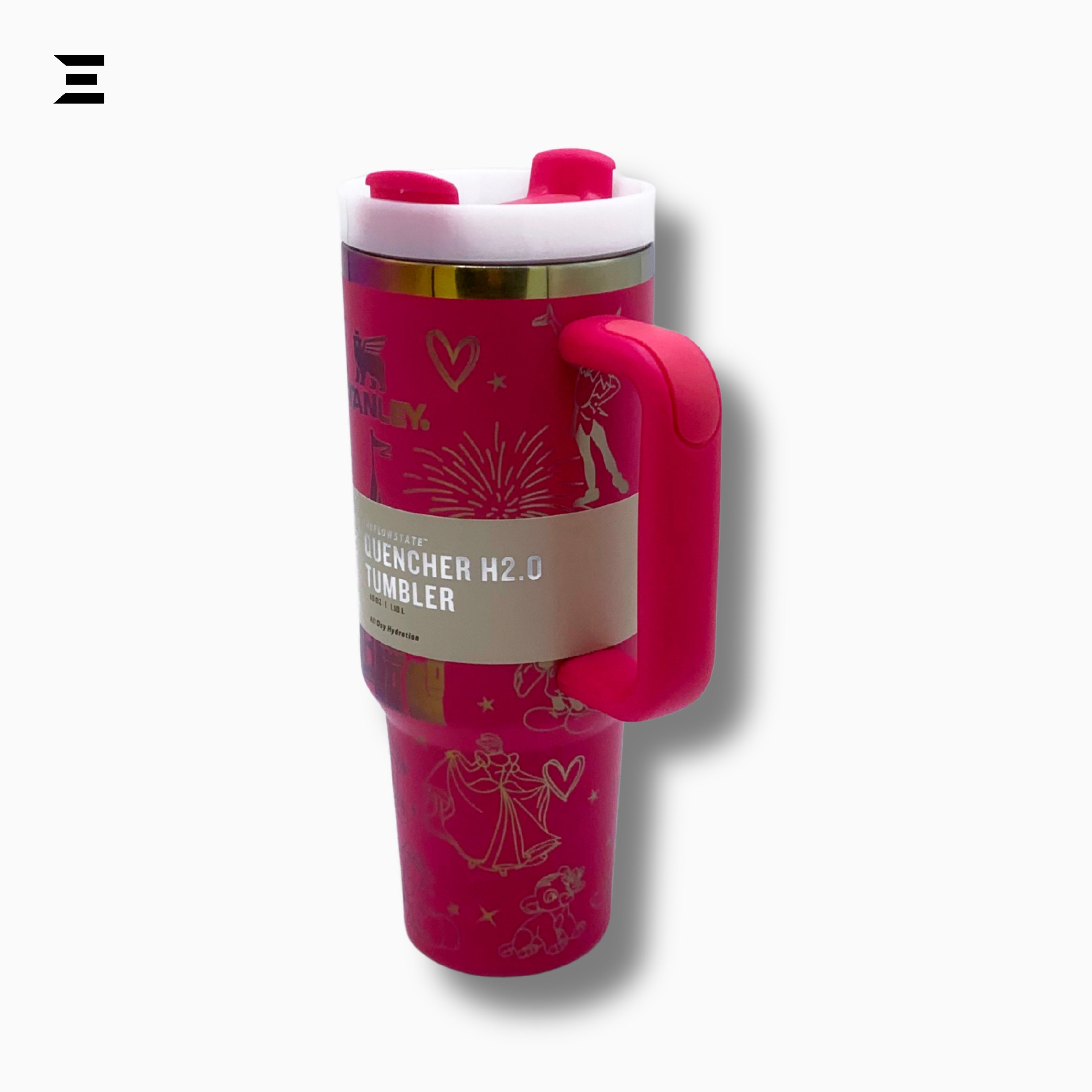 Stanley Quencher H2.0 Flowstate™ Tumbler – Magenta Pink | 40oz (1.18L) | IBRELIA™ IBRELIA