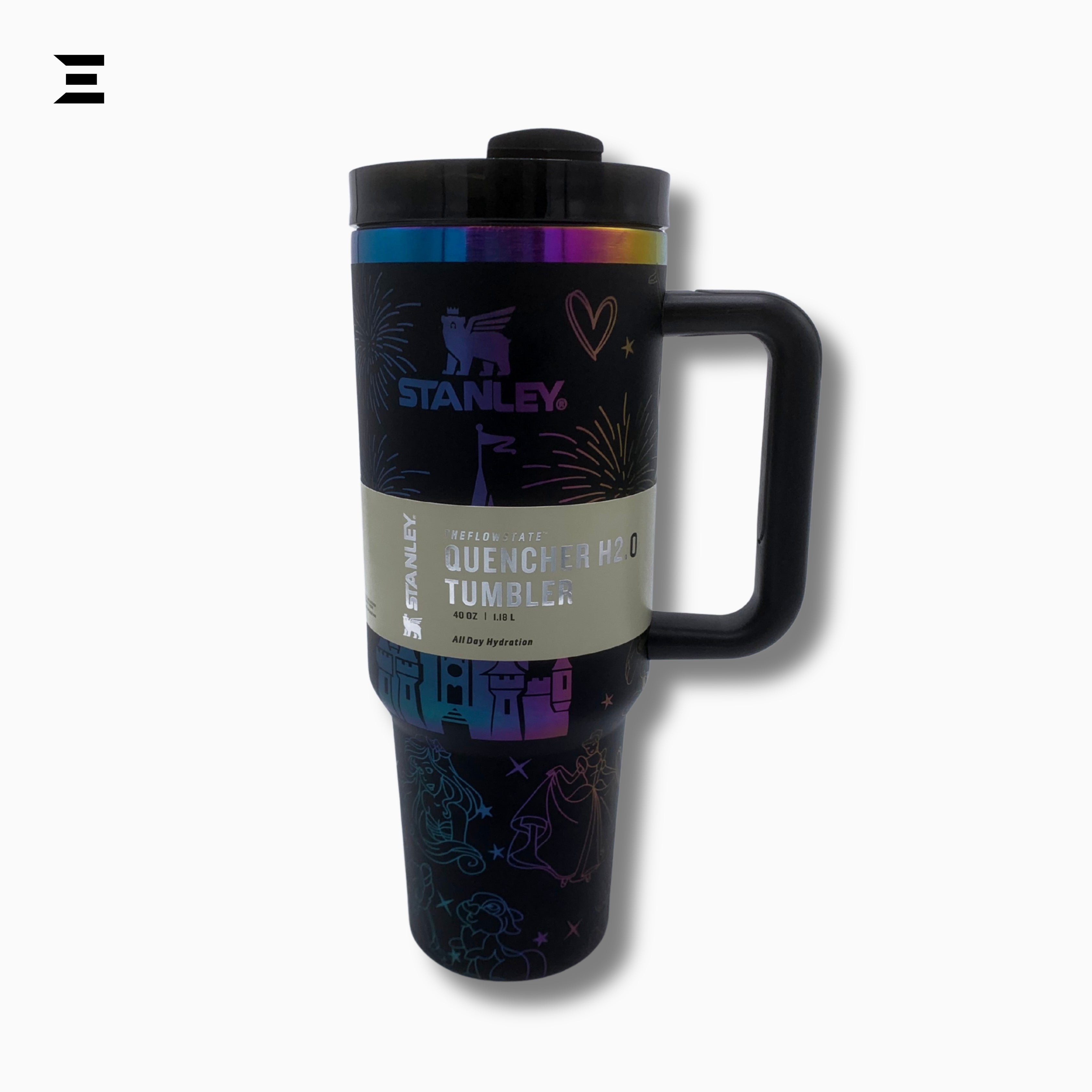 Stanley Quencher H2.0 Flowstate™ Tumbler – Jet Black | 40oz (1.18L) | IBRELIA™ IBRELIA