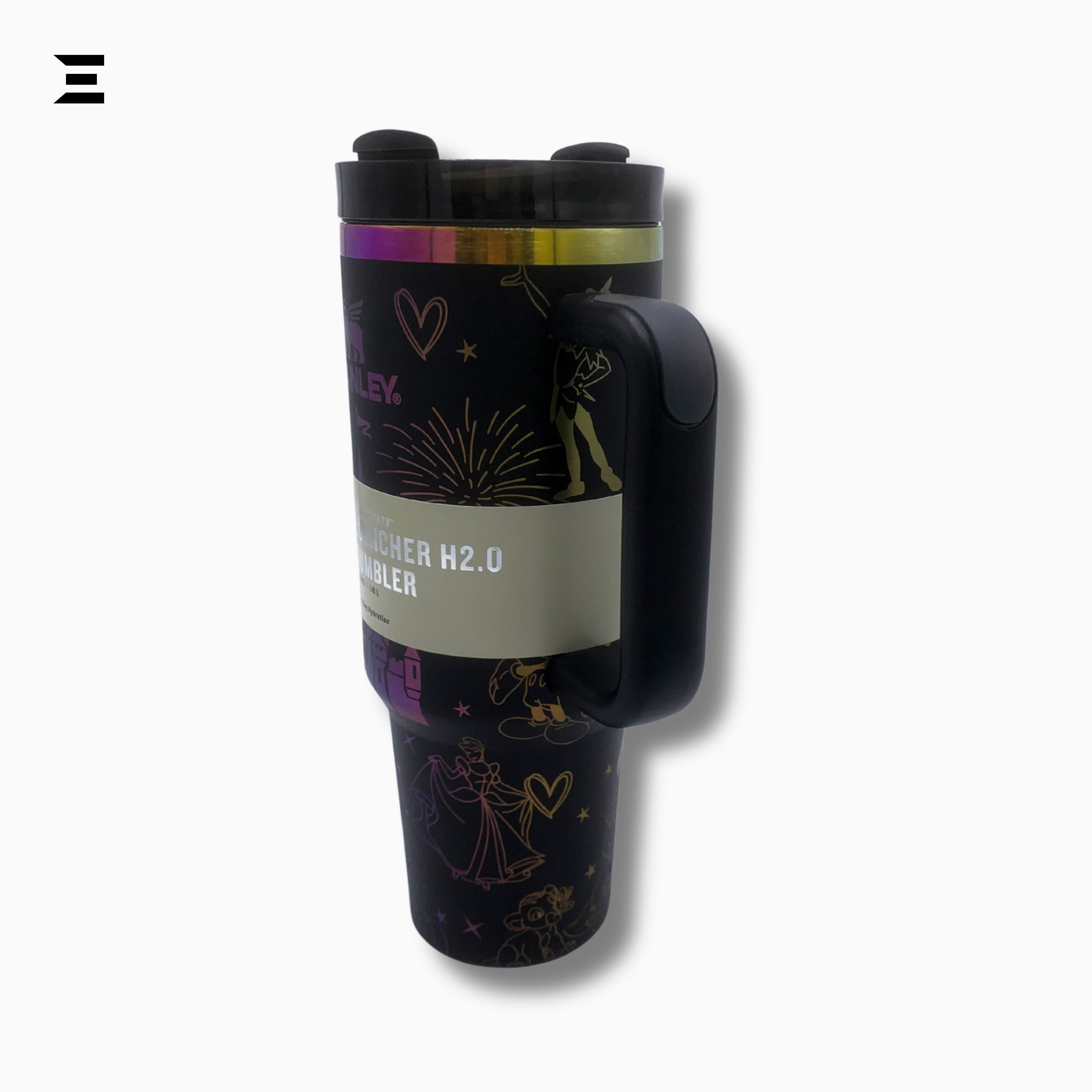 Stanley Quencher H2.0 Flowstate™ Tumbler – Jet Black | 40oz (1.18L) | IBRELIA™ IBRELIA