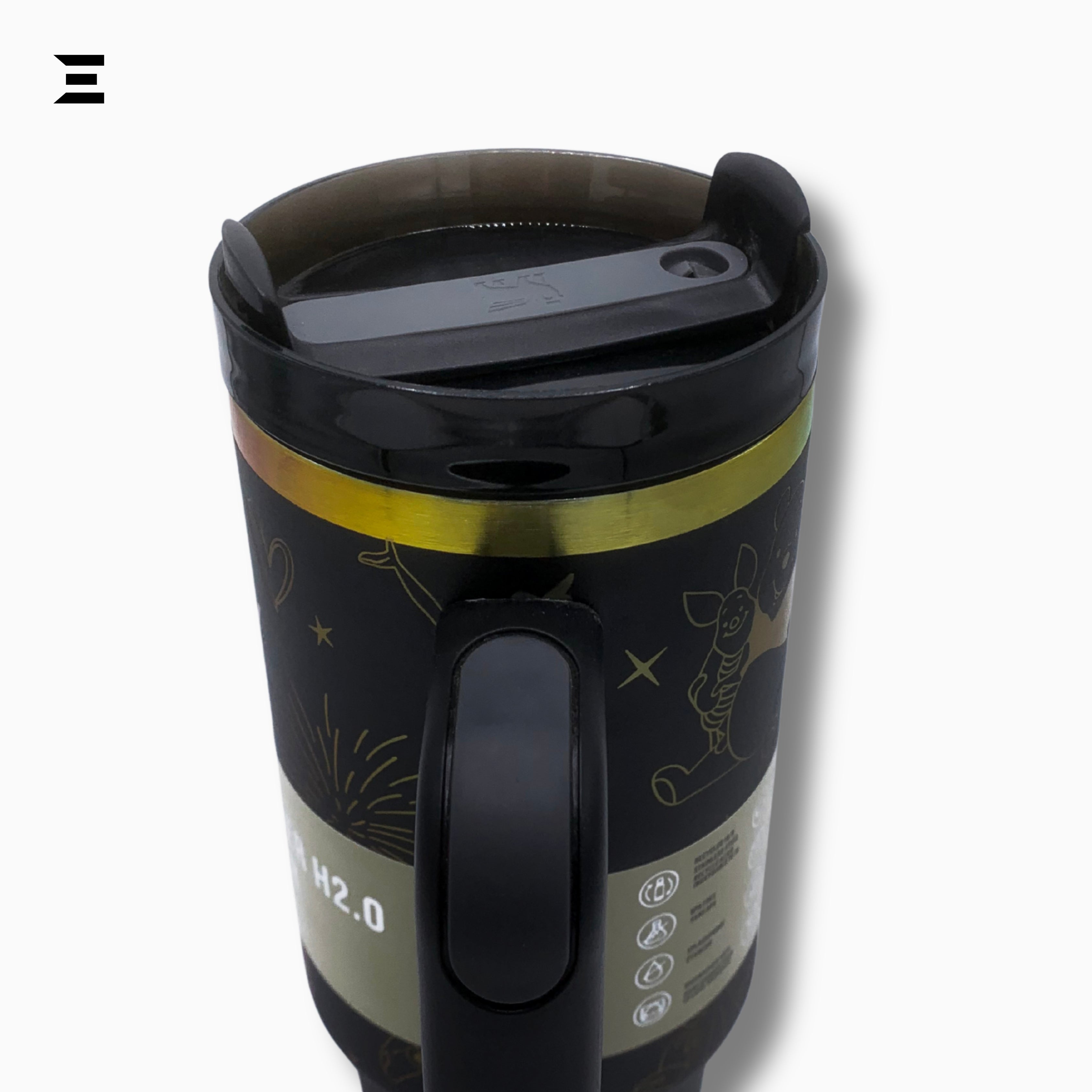 Stanley Quencher H2.0 Flowstate™ Tumbler – Jet Black | 40oz (1.18L) | IBRELIA™ IBRELIA